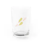 鮭大根のエビフライ Water Glass :front