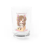 麻倉ひな子🦄🌸ひなぺちのひなぺち Water Glass :front