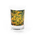 moueewaの黄色い花 Water Glass :front