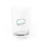 柊ワサビのごくらくクラゲくん Water Glass :front