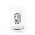 疫病退散アマビエの福本アマビエ Water Glass :front