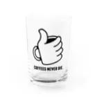 あおいろらじおの"コーヒーは死なせない"C Water Glass :front