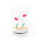 しなびたアフロのゆる金魚鉢 Water Glass :front