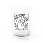 まどろみの温度のうしろすがた 白 Water Glass :front