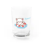 Haruna shopのしろねこ♡夏 summer Water Glass :front