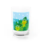 umeumeの雨どきどき Water Glass :front