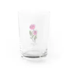 あすこたのFlower -WEST pink- Water Glass :front