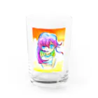 さんばんてのyuyake girl Water Glass :front