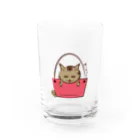 アート工房ほじゃひの猫にカバン Water Glass :front