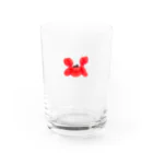 愛着バグのカニ風船 Water Glass :front