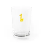 愛着バグのきりん風船 Water Glass :front