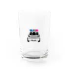 kyan-dog shopのパトカー Water Glass :front
