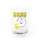 はらぺこショップのうさぎBEER Water Glass :front