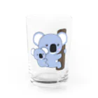 アクセルスタイルの可愛いコアラ　Tシャツ Water Glass :front