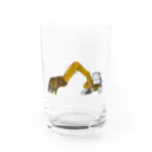 Aico/坪井愛子のはたらくクルマ～ショベルカー～ Water Glass :front