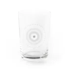 soundのcircle 白 (大) Water Glass :front