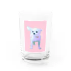 pinkyのチワワ♡ Water Glass :front