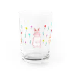 shocolyのうさうさライフ Water Glass :front