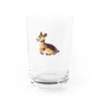 のばら（NOBARA）のコーギーのグッズ Water Glass :front