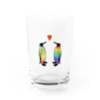 YükaCh!ka(ユカチカ)の虹色ペンギンLOVE Water Glass :front