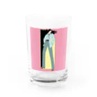 Ksukeのレトロガール Water Glass :front