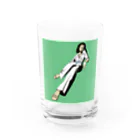 Ksukeのレトロガール Water Glass :front