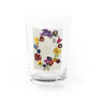 MAiCOのflower photo T Water Glass :front