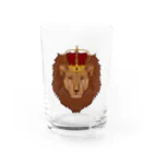 𝙽𝚘 𝚁𝚘𝚜𝚎 𝚆𝚒𝚝𝚑𝚘𝚞𝚝 𝙰 𝚃𝚑𝚘𝚛𝚗.のlion Water Glass :front