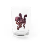 chiyokomeyaの octopus Water Glass :front