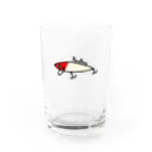 おさかなくんのミノーくん　レッドヘッド Water Glass :front