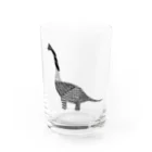 新谷べにのブラキオサウルス Water Glass :front