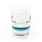 azu_sigmadesignのしぐまsummer Water Glass :front