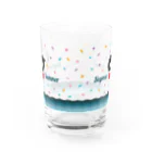 azu_sigmadesignのしぐまsummer Water Glass :front