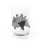 新谷べにのステゴサウルス Water Glass :front