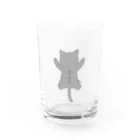 かわいいもののおみせ　いそぎんちゃくのしがみつく鯖トラ猫 Water Glass :front