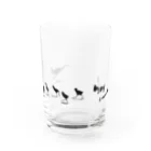 南ぬ楽園「ぱいぬらくえん」のシロハラクイナ親子 Water Glass :front