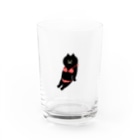 SUIMINグッズのお店の赤いビキニのねこ Water Glass :front