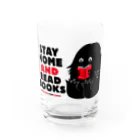 SAIWAI DESIGN STOREのアマビエ （STAY HOME AND READ BOOKS） Water Glass :front