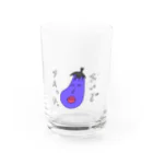 農家のやさいのナスおやじ Water Glass :front