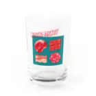 かじたのスーパーマーケット：肉 Water Glass :front