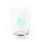 N design laboratoryのドットハート・緑 Water Glass :front