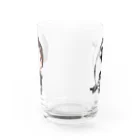 CHISAの嘘顔グラス Water Glass :front