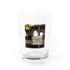 full  of funのカフェ風クリップボード（ブラック） Water Glass :front