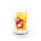 花ごよみの華やかな花 Water Glass :front