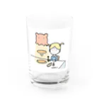 ベガのひつじのメンダコlovesパンケーキ Water Glass :front