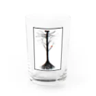 II色々屋さんの電柱の木 フチつき Water Glass :front