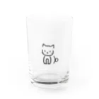 Yudayakiのちびねこ Water Glass :front