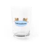 TOKISADAMEの２匹のトーストちゃん Water Glass :front