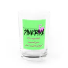 【Pink Rine】の【Pink Rine】オリジナル (green) Water Glass :front