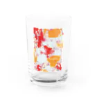 oka emiのorange tea Water Glass :front